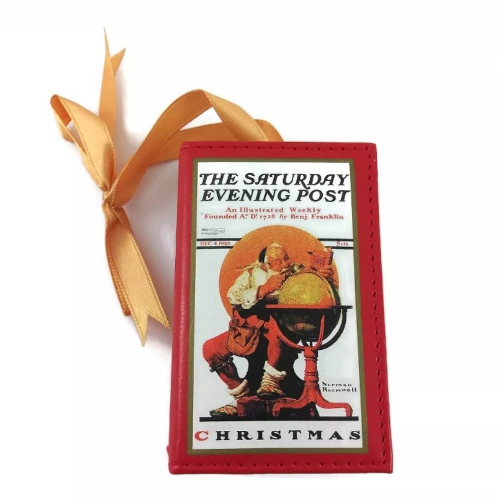 Norman Rockwell Santa Music Box Ornament